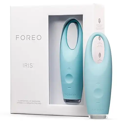 FOREO IRIS Eye Massager Dark Circle Remover & Eyebag Remover Eye Depuffer Anti Aging Increases Absorption of Eye Mask Essences| Waterproof 2-year Warranty Mint