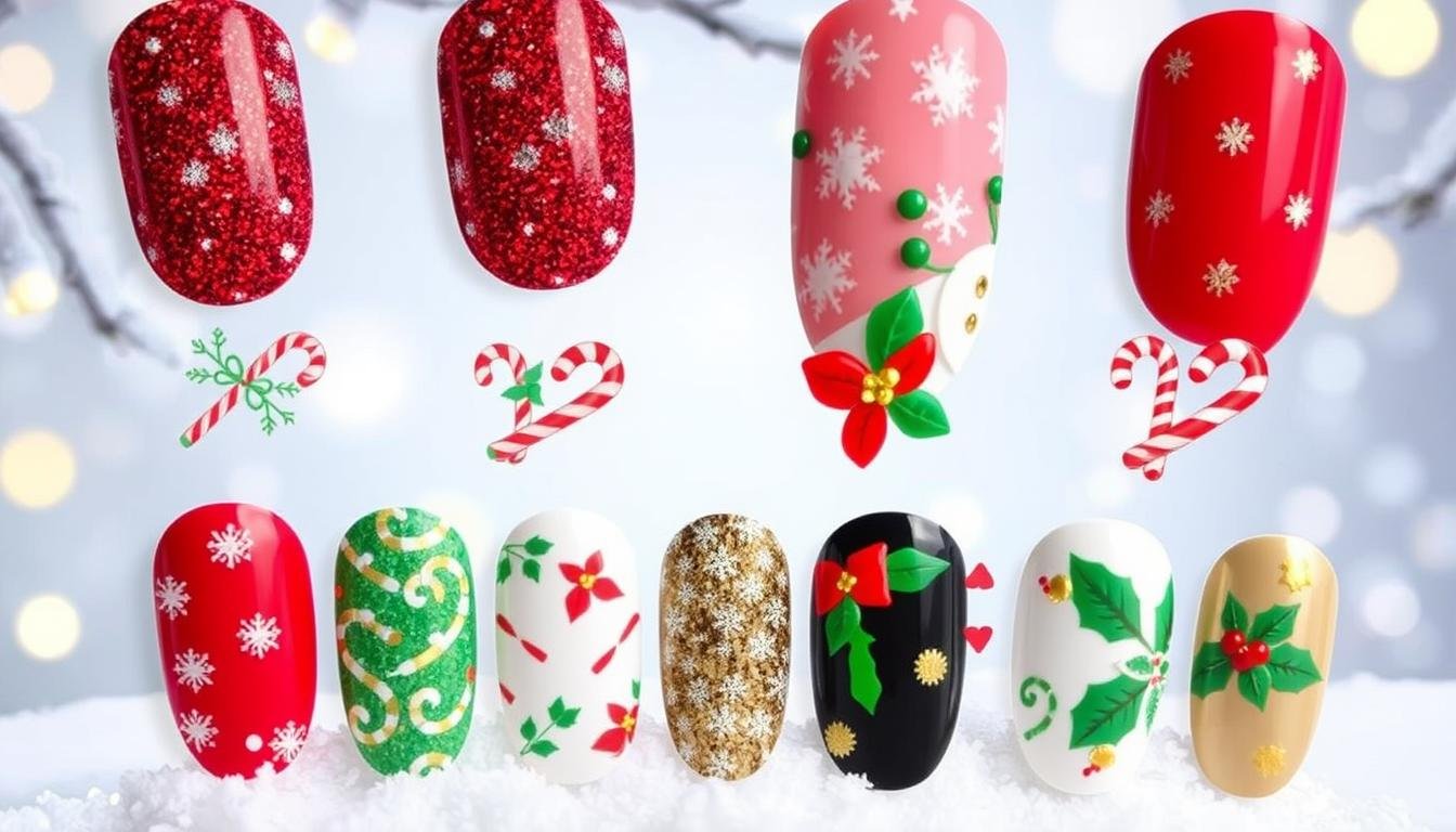 Roundup: 22 super cute Christmas nail designs! Great for last-minute styling!