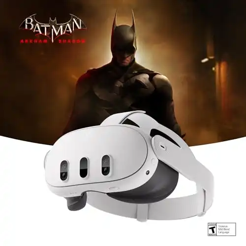 Meta Quest 3 512GB Ultimate Mixed Reality Experiences Get Batman: Arkham Shadow and a 3-Month Trial of Meta Quest+ Included