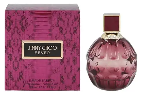 JIMMY CHOO Fever Eau de Parfum - Long Lasting Fragrance with notes of Black Plum Nectar, Heliotrope & Roasted Tonka Bean - Warm & Floral