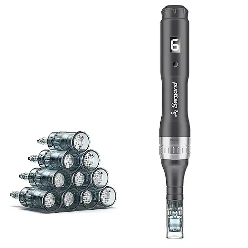 Microneedle Derma Roller Pen - Professional Microneeding 0.25 mm Derma Roller Beauty Pen - Microneedles Roller Pen for Women Men Tools