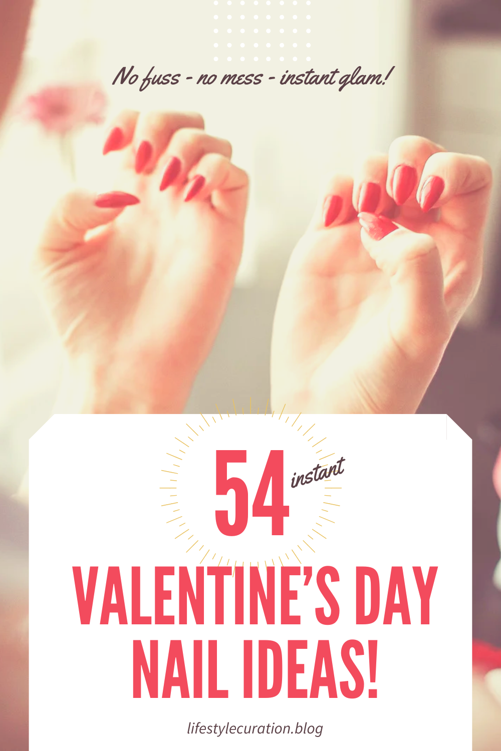 Instant Valentine’s Day Nails!